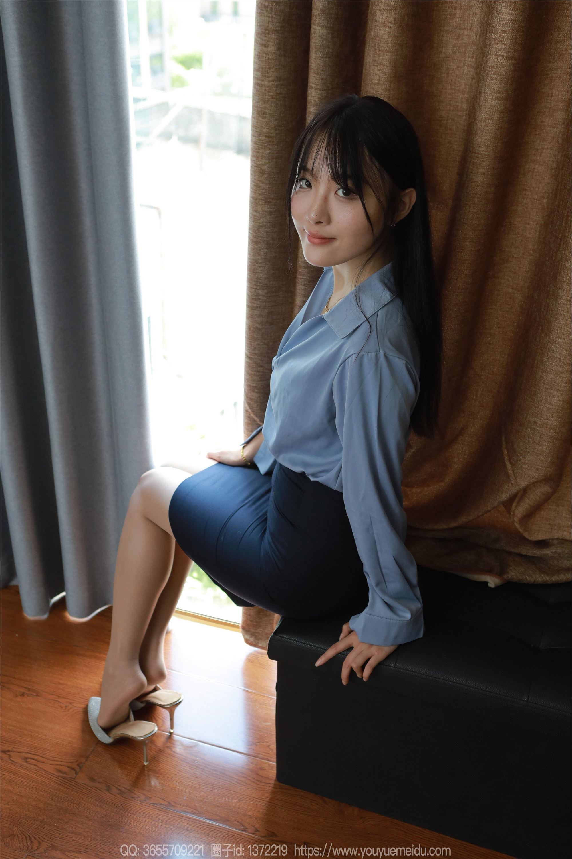 IESS异思趣向  2024.09.04 丝享家 1837 婉萍《蓝色衬衣》